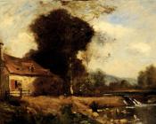 保罗 德西雷 特鲁伊贝尔 : A Cottage By A Stream